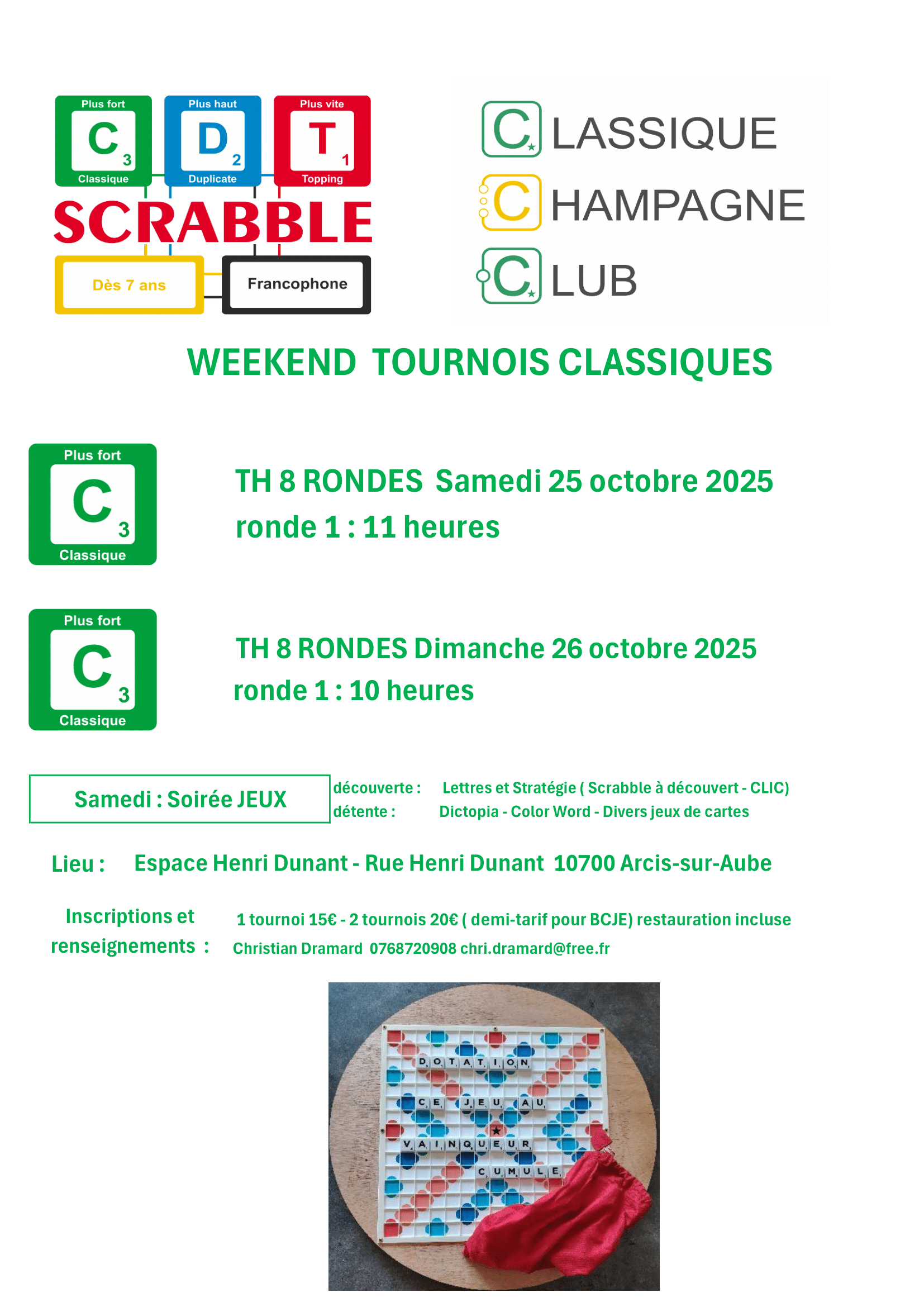 Programme Weekend 25-26 octobre